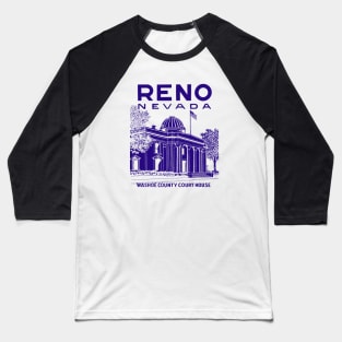 1940's Court House, Reno Nevada Baseball T-Shirt